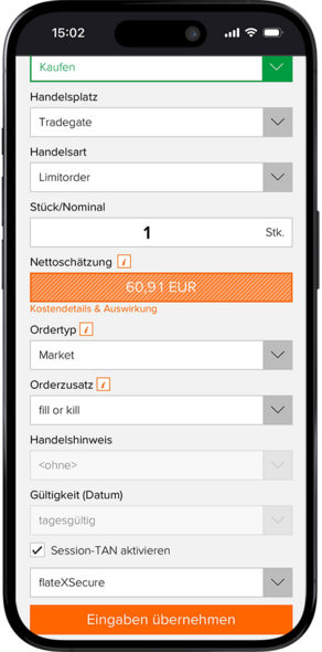 Ordermaske Ordermaske